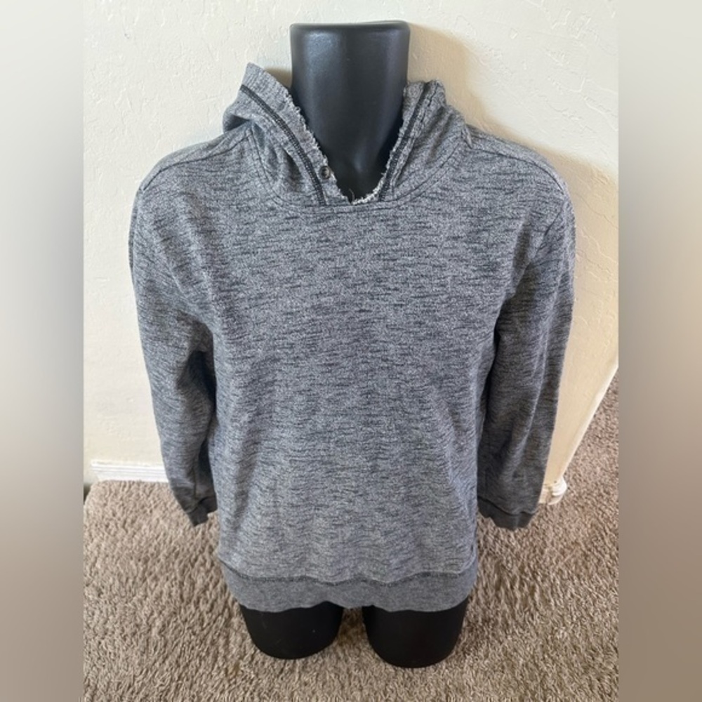 Men’s Pre Own As Is Calvin Klein Jeans Grey Hoodie Size M Medium pullover - Picture 1 of 4